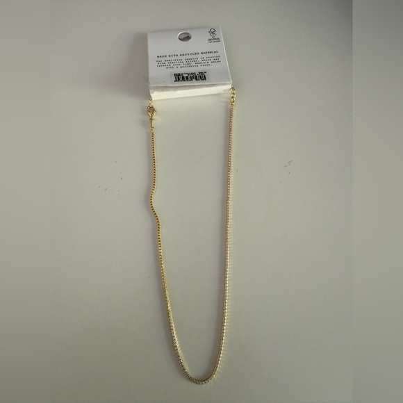 NWT Madewell Demi-Fine Crystal Tennis Necklace - Picture 7 of 7